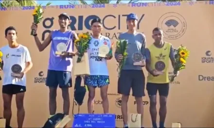 HECTOR GARIBAY GANA LA MEDIA MARATÓN  EN RÍO DE JANEIRO