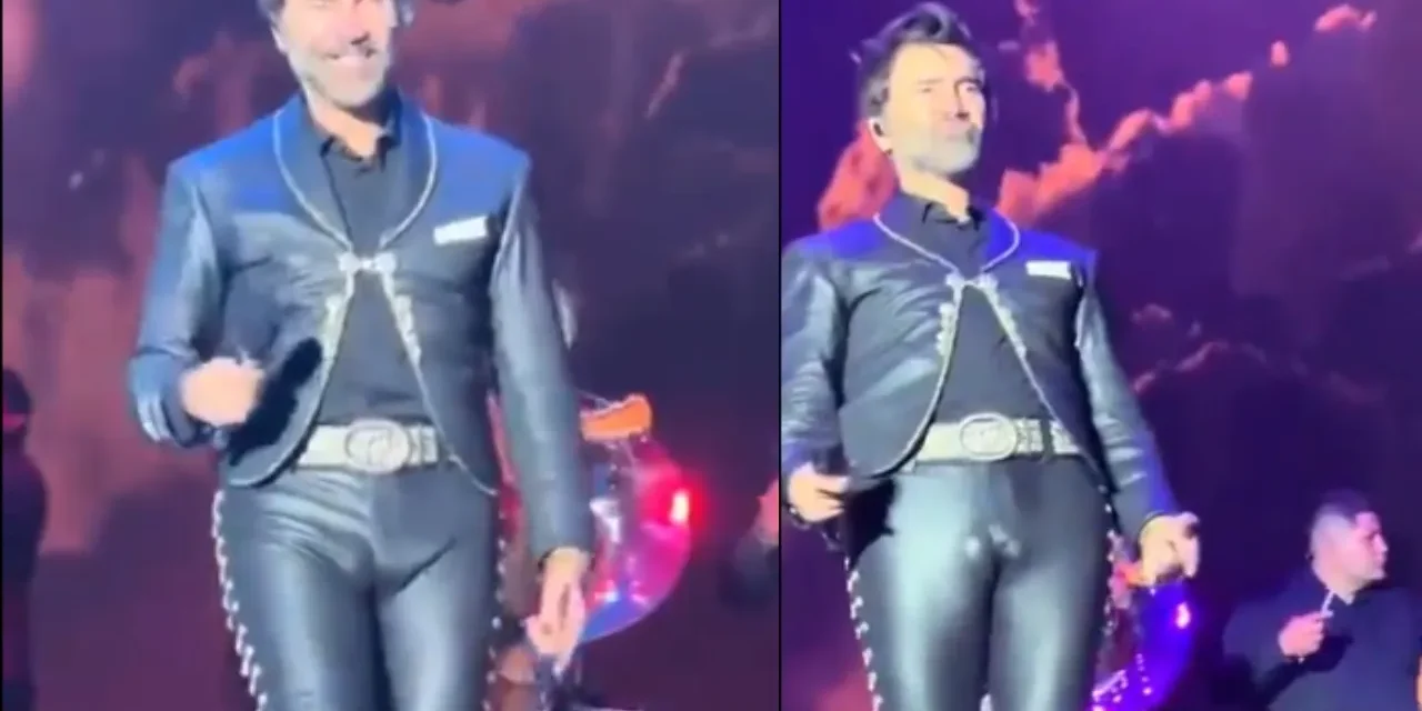FUROR  EN EL ESCENARIO POR SEXIS PANTALONES APRETADOS DE ALEJANDRO FERNÁNDEZ