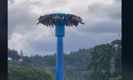 30 PERSONAS QUEDARON COLGADAS BOCA ABAJO POR 30 MINUTOS EN PARQUE DE DIVERSIONES