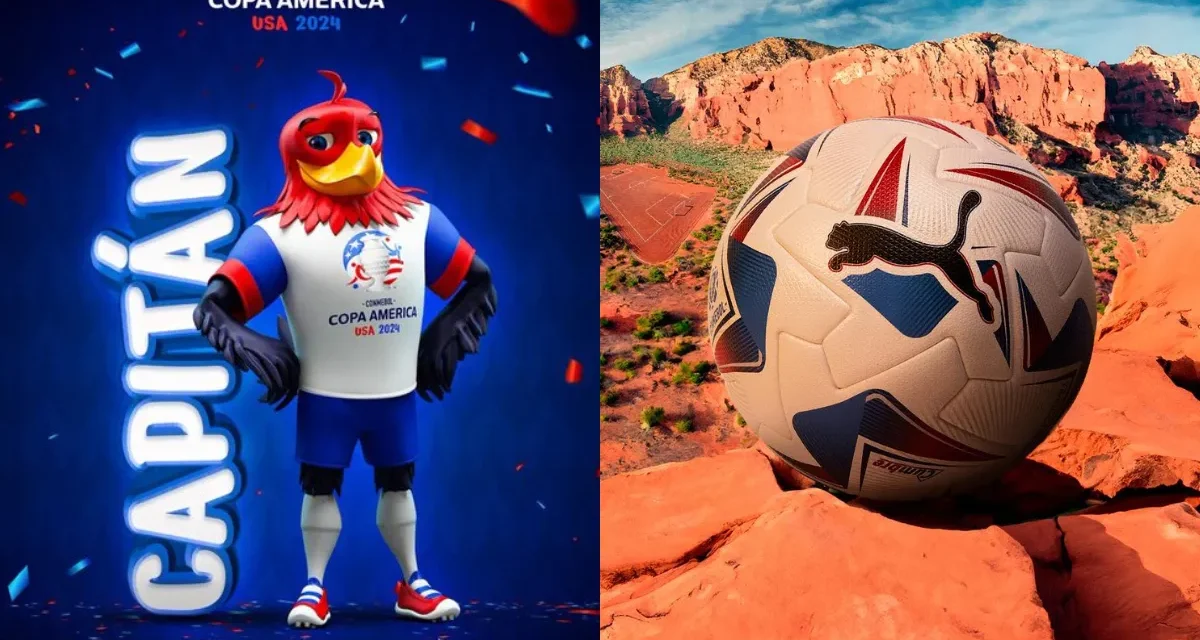 CONOCE LA PELOTA Y LA MASCOTA OFICIAL DE LA COPA AMÉRICA 2024