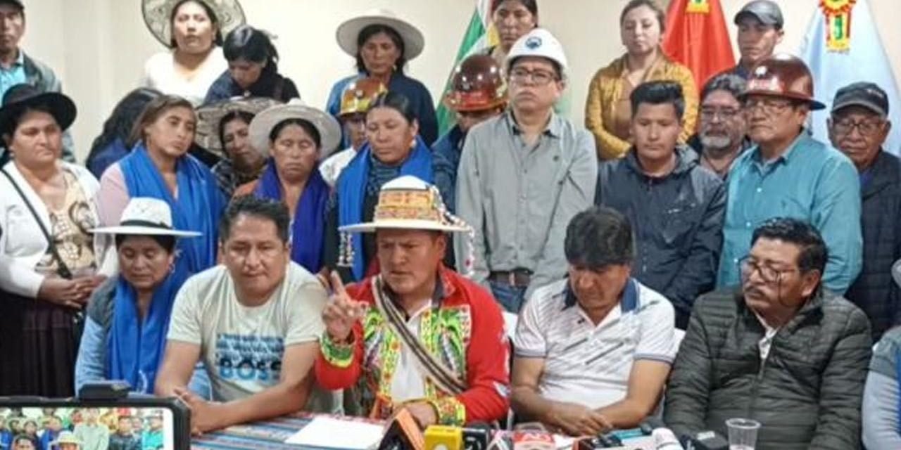 EVISTAS AMENAZAN CON SALIR A LAS CALLES SI NO SE PROMULGA LA LEY ANTIPRÓRROGA