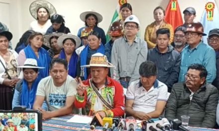 EVISTAS AMENAZAN CON SALIR A LAS CALLES SI NO SE PROMULGA LA LEY ANTIPRÓRROGA