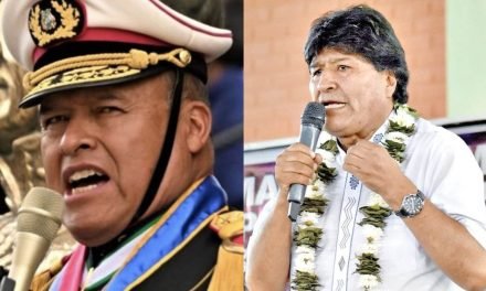 JEFE MILITAR DICE QUE EVO NO PUEDE SER PRESIDENTE Y ADVIERTE CON DETENERLO