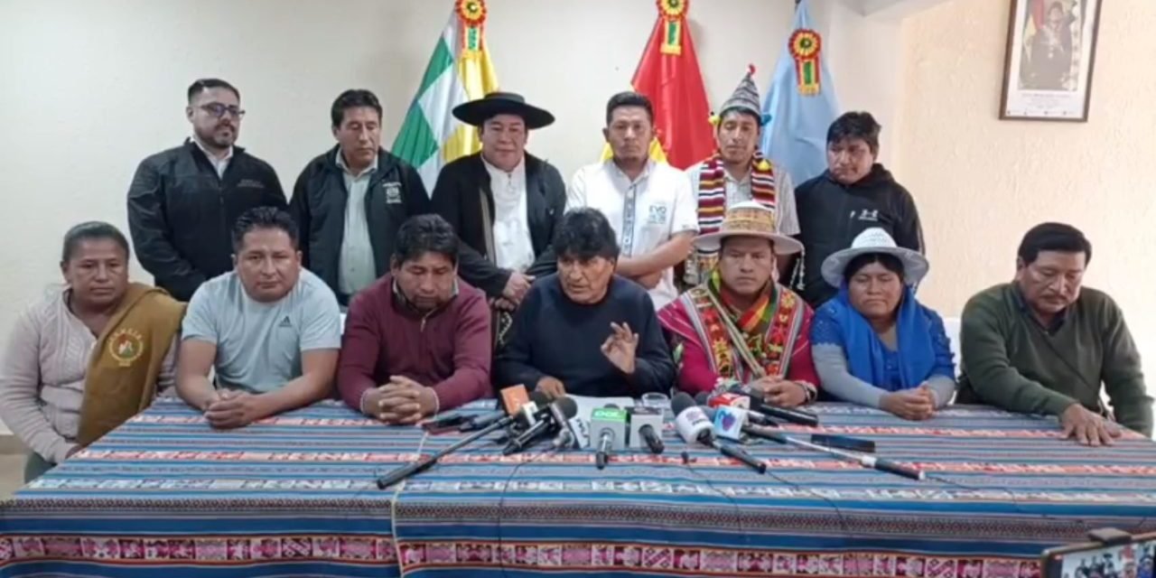 EVO CONVOCA AL PACTO DE UNIDAD ARCISTA PARA DEFINIR  FECHA DEL NUEVO CONGRESO DEL MAS