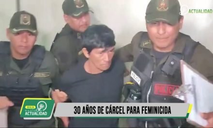 30 AÑOS DE CÁRCEL PARA FEMINICIDA