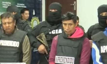 POLICÍA PRESENTA A PRESUNTOS AVASALLADORES DE TRES PREDIOS EN GUARAYOS