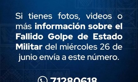 GOBIERNO PIDE ‘POR FAVOR’ A LA POBLACIÓN ENVIAR FOTOS O VIDEOS PARA DOCUMENTAR ‘GOLPE’