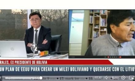 EVO HABLA DE UN PLAN DE EEUU PARA CONSEGUIR LA RUPTURA DEL MAS