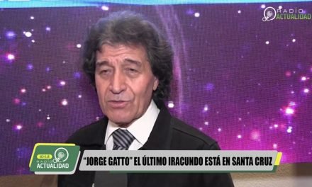JORGE GATTO EL ÚLTIMO IRACUNDO YA ESTÁ EN SANTA CRUZ