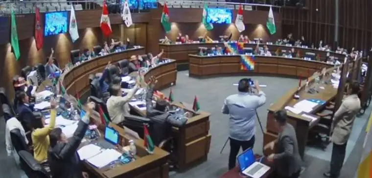 ASAMBLEA SANCIONA ADHESIÓN DE BOLIVIA AL MERCOSUR POR UNANIMIDAD