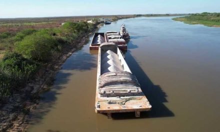 EN PUERTO BUSCH SE REALIZA CON ÉXITO PRUEBA PILOTO DE EXPORTACIÓN DE 3.000 TONELADAS DE YESO