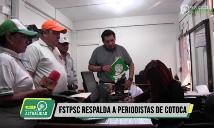 FEDERACIÓN DE LA PRENSA RESPALDA A PERIODISTAS DE COTOCA