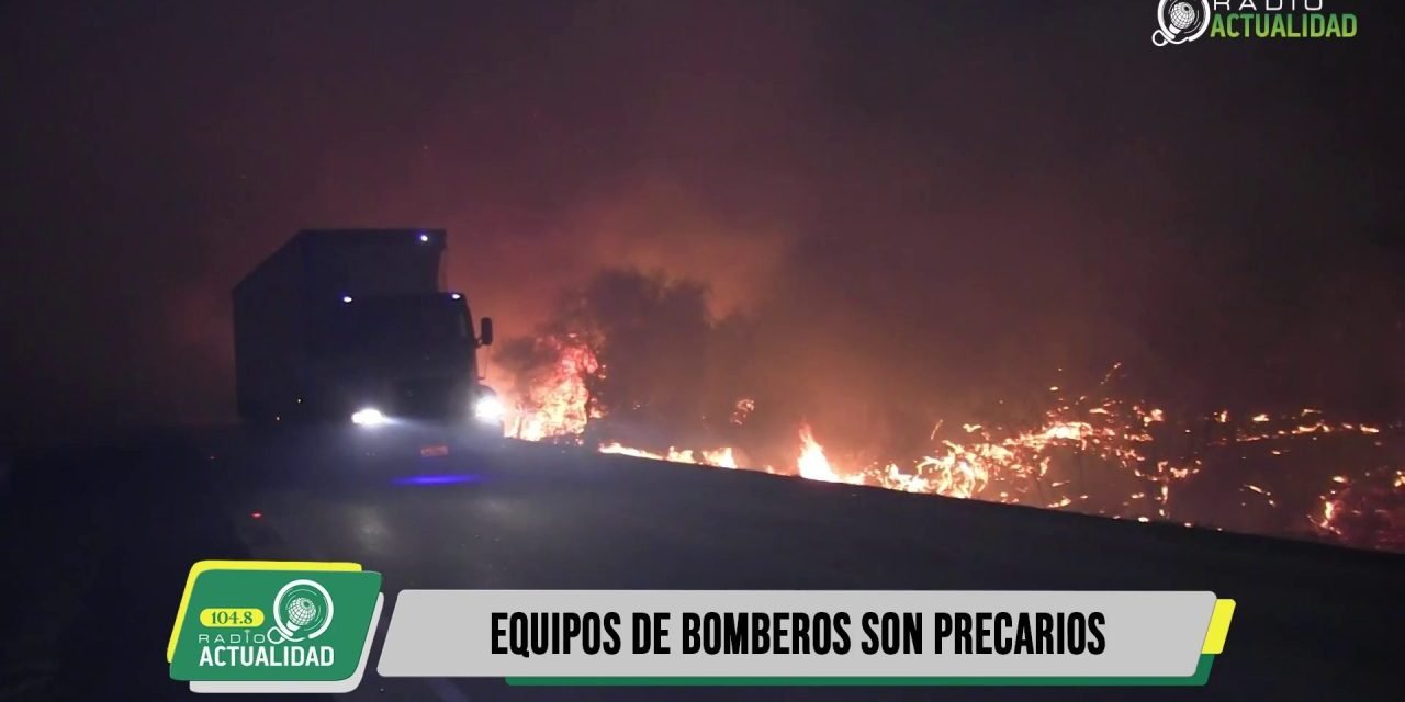 VORAZ INCENDIO AMENAZA COMUNIDADES EN ROBORÉ