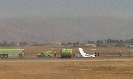 AVIONETA DE LA FAB SUFRE UN INCIDENTE EN EL AEROPUERTO JORGE WILSTERMANN
