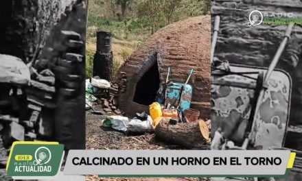 CALCINADO EN UN HORNO EN EL TORNO