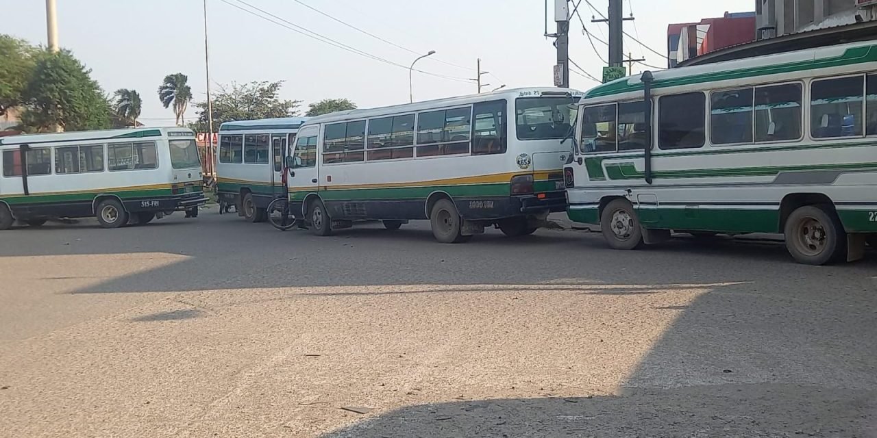 NOVENO ANILLO DEL BATEÓN BLOQUEADO POR MICROS
