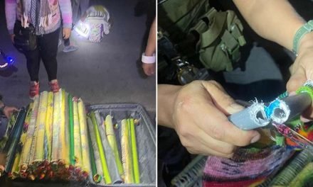 INCAUTAN 63 KILOS DE COCAÍNA CAMUFLADA EN TEJIDOS ARTESANALES