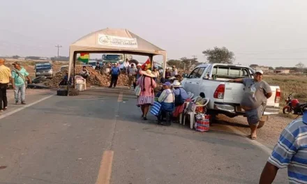 BLOQUEO  EN SAN JULIÁN POR BIOTECNOLOGÍA CUMPLE DIEZ DÍAS