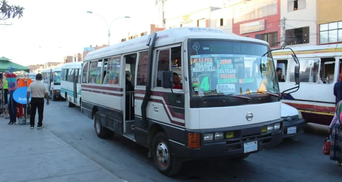 TRANSPORTE FEDERADO BUSCA NIVELAR TARIFAS DEL SERVICIO PÚBLICO EN TARIJA
