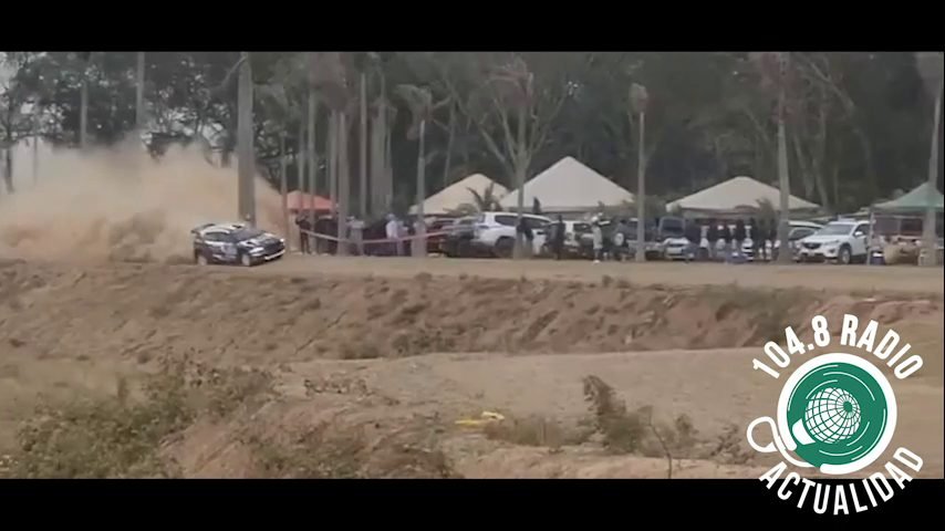 EL PARAGUAYO MIGUEL ZALDÍVAR VOLCÓ EN EL PRIMER TRAMO DEL RALLY CODASUR 2024