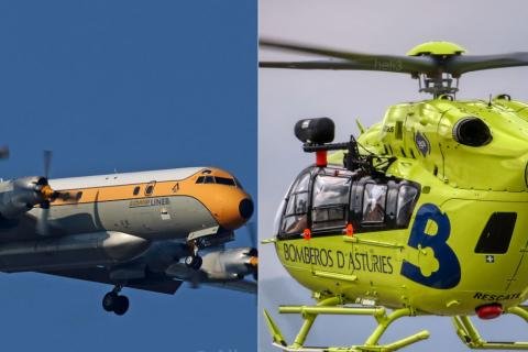 ARCE ANUNCIA LLEGADA DEL AVIÓN ELECTRA TANKER Y HELICÓPTERO BK117 PARA COMBATIR LOS INCENDIOS