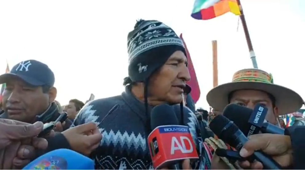 EVO AFIRMA QUE LA MARCHA SE FORTALECE TRAS SUCESOS DE VILA VILA