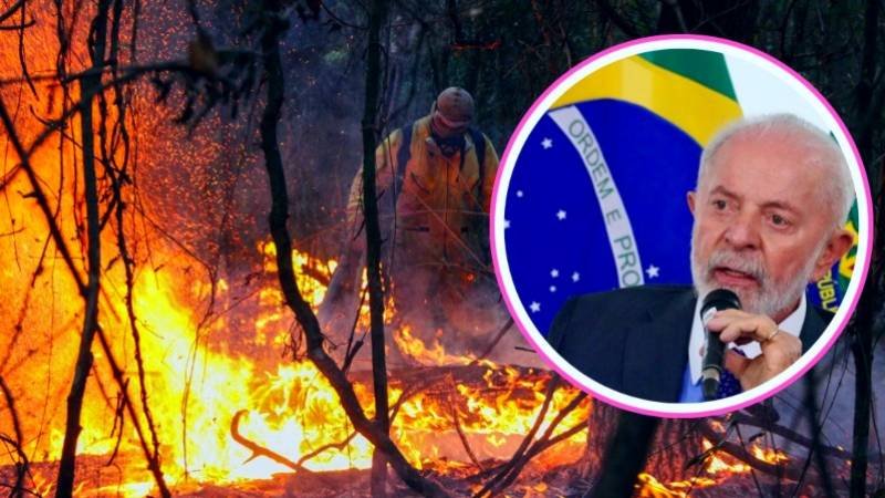 LULA ADMITE QUE BRASIL NO ESTÁ PREPARADO PARA ENFRENTAR OLA DE INCENDIOS
