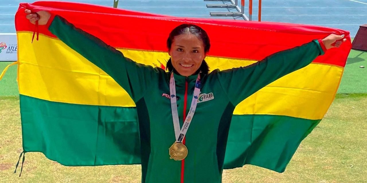 BENITA PARRA SE COLGÓ MEDALLAS DE ORO Y PLATA EN EL SUDAMERICANO U23
