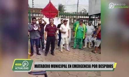 MATADERO MUNICIPAL EN EMERGENCIA POR DESPIDOS