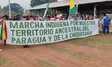 MARCHA EN DEFENSA DE LAS TIERRAS CUMPLE OCHO DÍAS