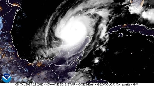 MILTON SE DEBILITA A HURACÁN CATEGORÍA 4; FLORIDA ESTÁ EN ALERTA