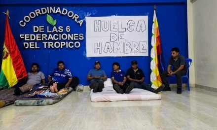 EVO INSTALÓ  HUELGA DE HAMBRE EN EL CHAPARE