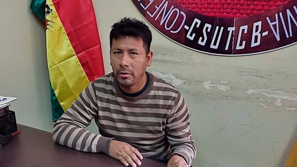 DETIENEN AL DIRIGENTE EVISTA HUMBERTO CLAROS EN COCHABAMBA