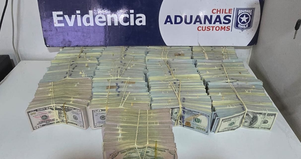 DETIENEN EN CHILE  BUS BOLIVIANO CON MÁS DE UN MILLÓN DE DÓLARES EN EFECTIVO