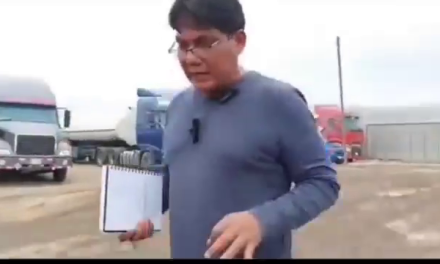 TRANSPORTISTAS ABUCHEAN A DIPUTADO ARCE EN SU VISITA A ARICA