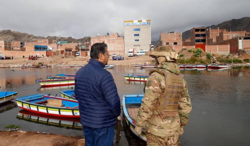 ARCE INSPECCIONA CONTROL EN FRONTERA CON PERÚ Y DICE QUE HAY  “ACECHO” DEL CONTRABANDO