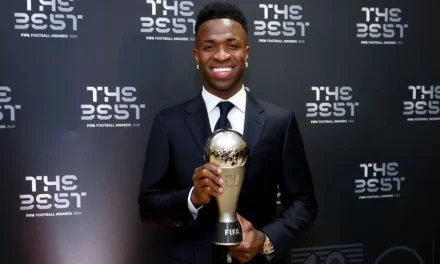 VINICIUS JR. GANÓ EL FIFA THE BEST AL MEJOR JUGADOR DEL AÑO