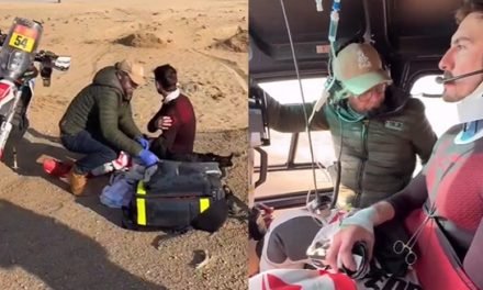 NOSIGLIA ABANDONA EL DAKAR TRAS SUFRIR UN ACCIDENTE