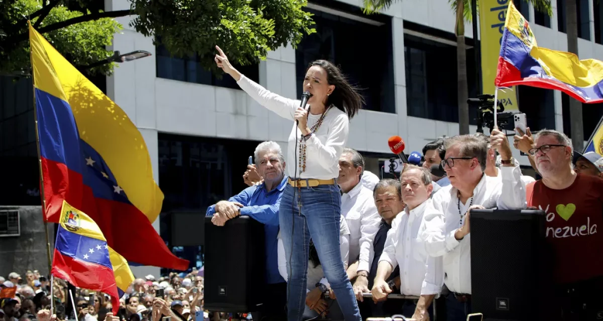 MARÍA CORINA MACHADO FUE SECUESTRADA POR NICOLÁS MADURO