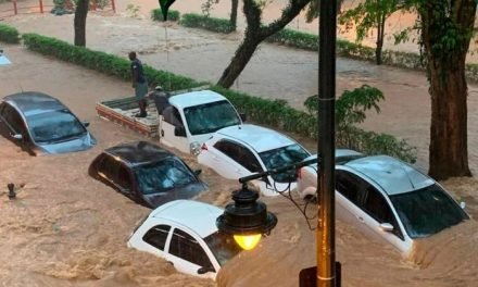 INUNDACIONES Y CAOS VIAL EN EL SUR DE BRASIL TRAS LAS INTENSAS LLUVIAS