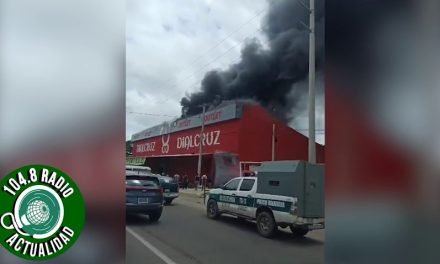 REPORTAN INCENDIO EN UNA EMPRESA POR LA AVENIDA BANZER