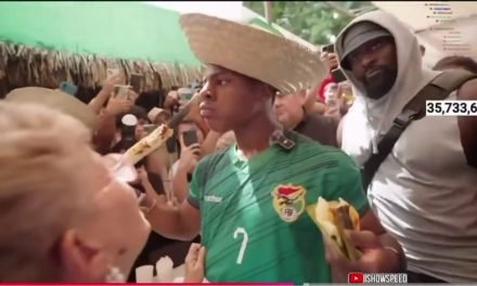 EL FAMOSO STREAMER ISHOWSPEED RECORRE LAS CALLES DE SANTA CRUZ JUNTO A MULTITUD DE FANS