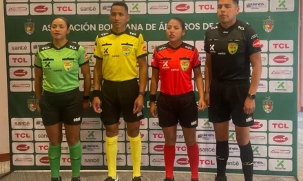 LOS ÁRBITROS VESTIRÁN DE ROJO, AMARILLO Y VERDE COMO HOMENAJE A BOLIVIA Y A LA FBF