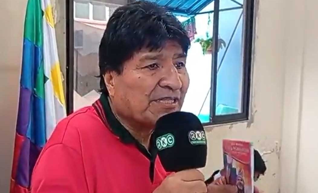 EVO RESPONDE A LUCHO: ‘CÓMO VAMOS A SER COMPAÑERO DE UN CORRUPTO’, ‘QUE SE VAYA CON SU MAS’