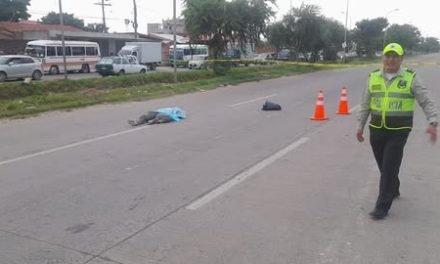 MOTOCICLISTA PIERDE LA VIDA ARROLLADO POR UN CAMIÓN
