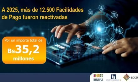 IMPUESTOS RECAUDÓ BS35,2 MILLONES CON LA REACTIVACIÓN DE MÁS DE 12.500 FACILIDADES DE PAGO