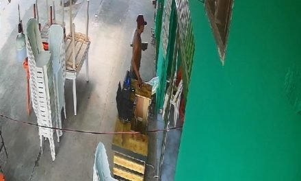 ROBAN CELULAR DE UN RESTAURANTE POR LA VIRGEN DE LUJAN