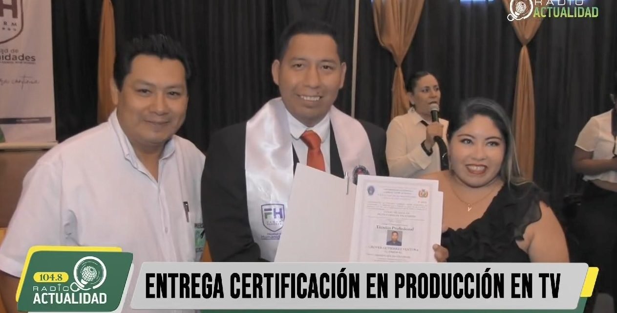 TÉCNICOS PROFESIONALES EN PRODUCCIÓN Y TELEVISIÓN