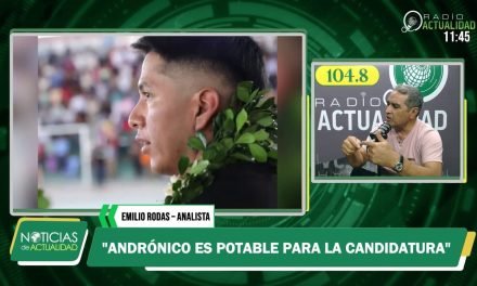 RODAS: «ANDRÓNICO ES POTABLE PARA LA CANDIDATURA»