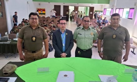 CAPACITANA PERSONAL POLICIAL SOBRE EL CORRECTO USO DEL ECOSISTEMA DEL MINISTERIO PÚBLICO Y SOCIALIZA LA POLÍTICA «CERO PAPEL”      